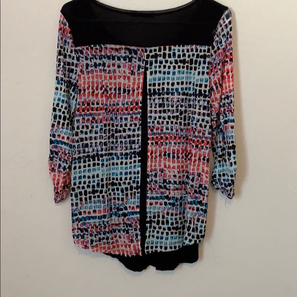 Womens Cable & Gauge Multicolor Top - Picture 4 of 4